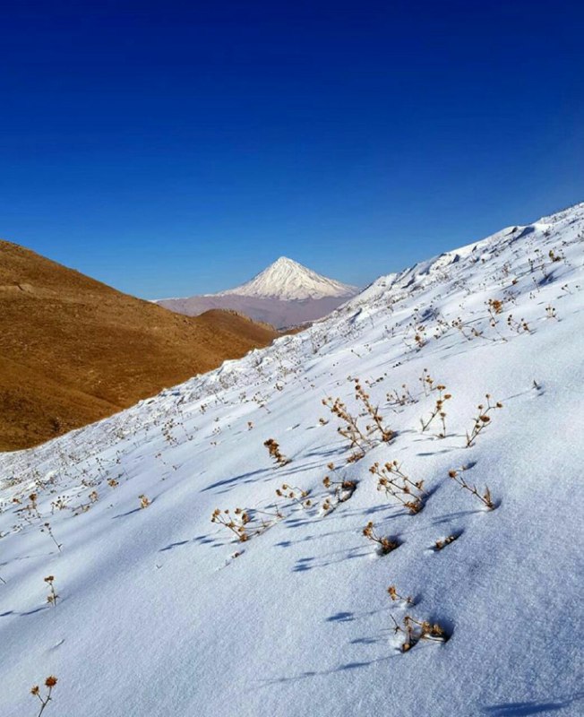 ️ تصویر زیبایی از قله دماوند