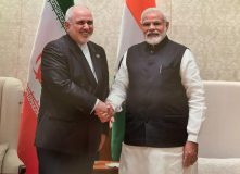 ️ ظریف با نخست وزیر هند دیدار